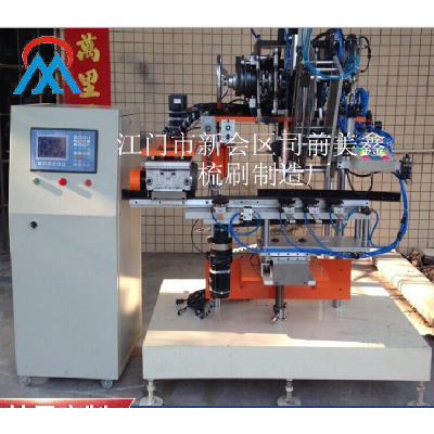 二軸條刷一鉆一植平毛一體機